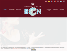 Tablet Screenshot of barcelonaviptour.com